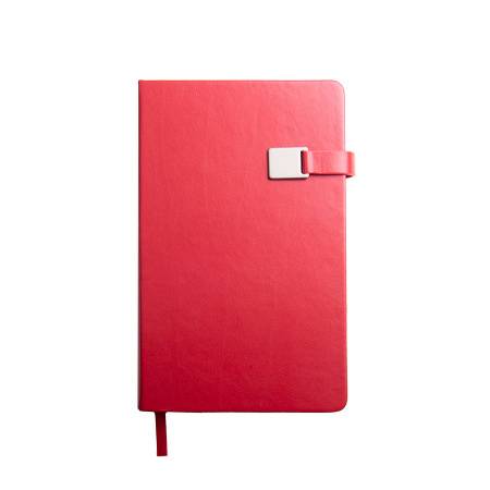 Ежедневник недатированный Spirit , А5, красный, кремовый блок